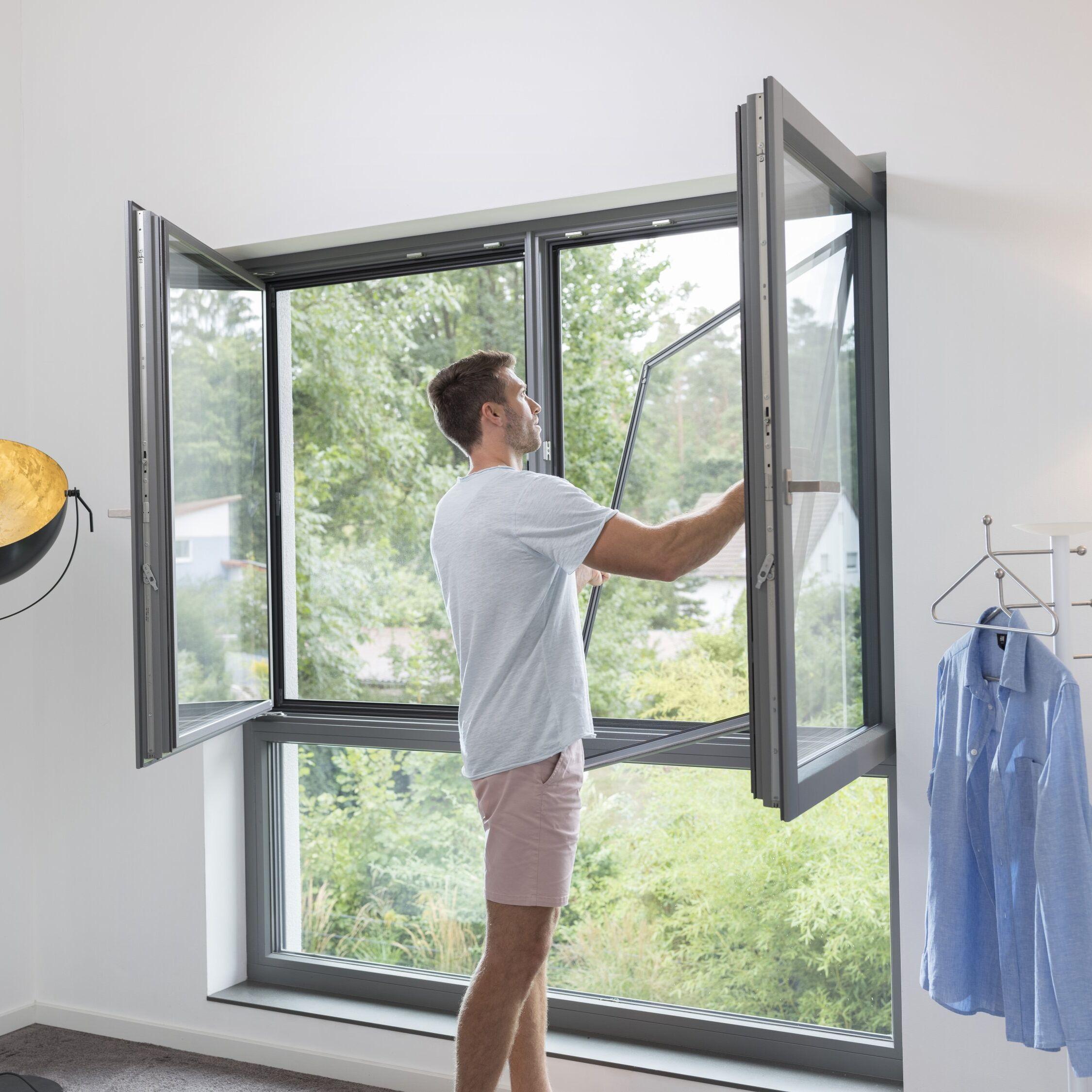 MeinInsektenschutz Spannrahmen für Doppelfenster