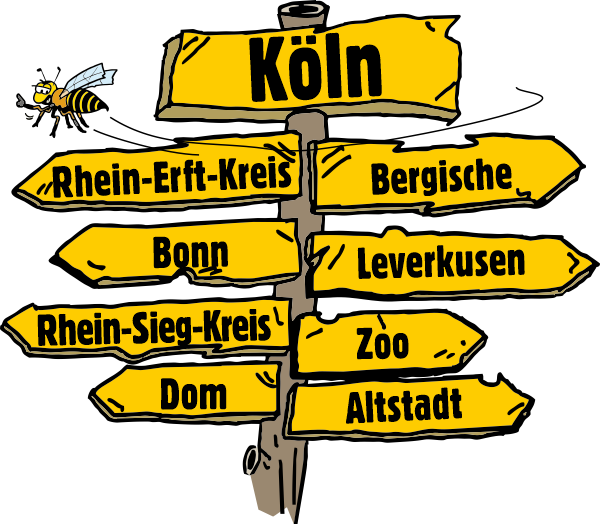 Schild Insektenschutz Köln