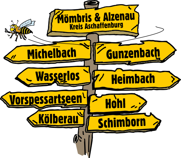 Schild Mömbris Alzenau