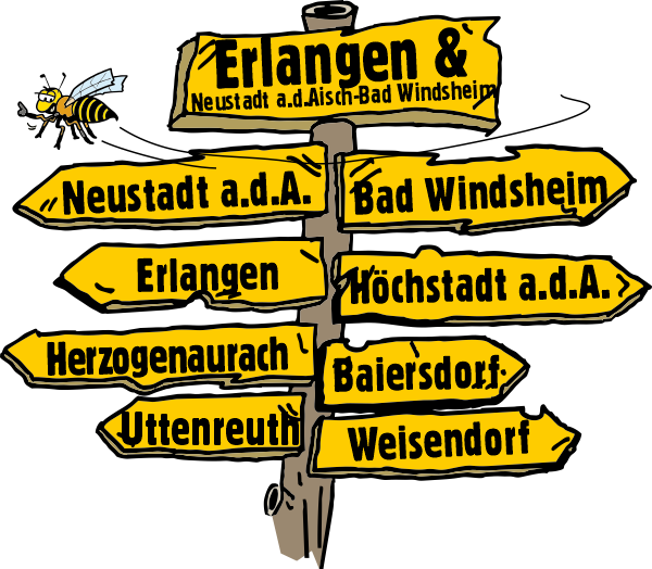 Wegweiser Insektenschutz Filiale Erlangen Höchstadt Neustadt Bad Windsheim Herzogenaurach