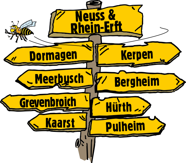 Wegweiser Insektenschutz Filiale Rhein Kreis Neuss Rhein Erft Kreis