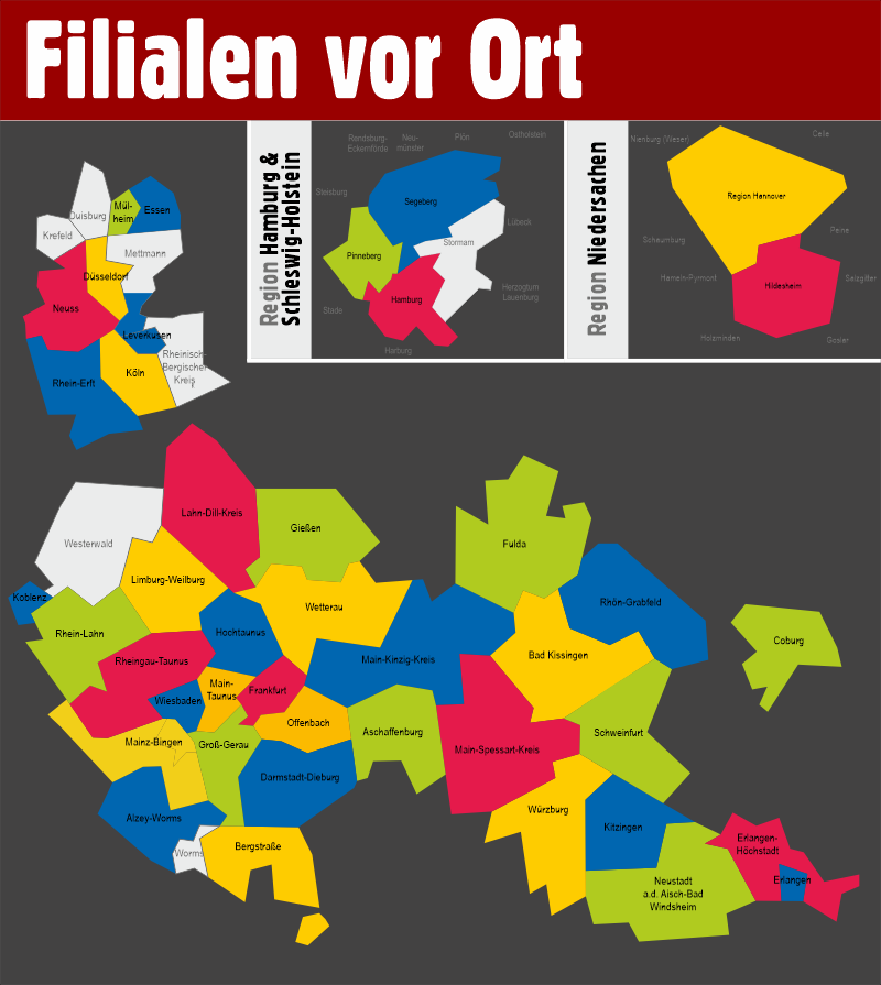 MEINsektenschutz Gebietskarten Partner Filalen Karte Landkreise 2025 2026
